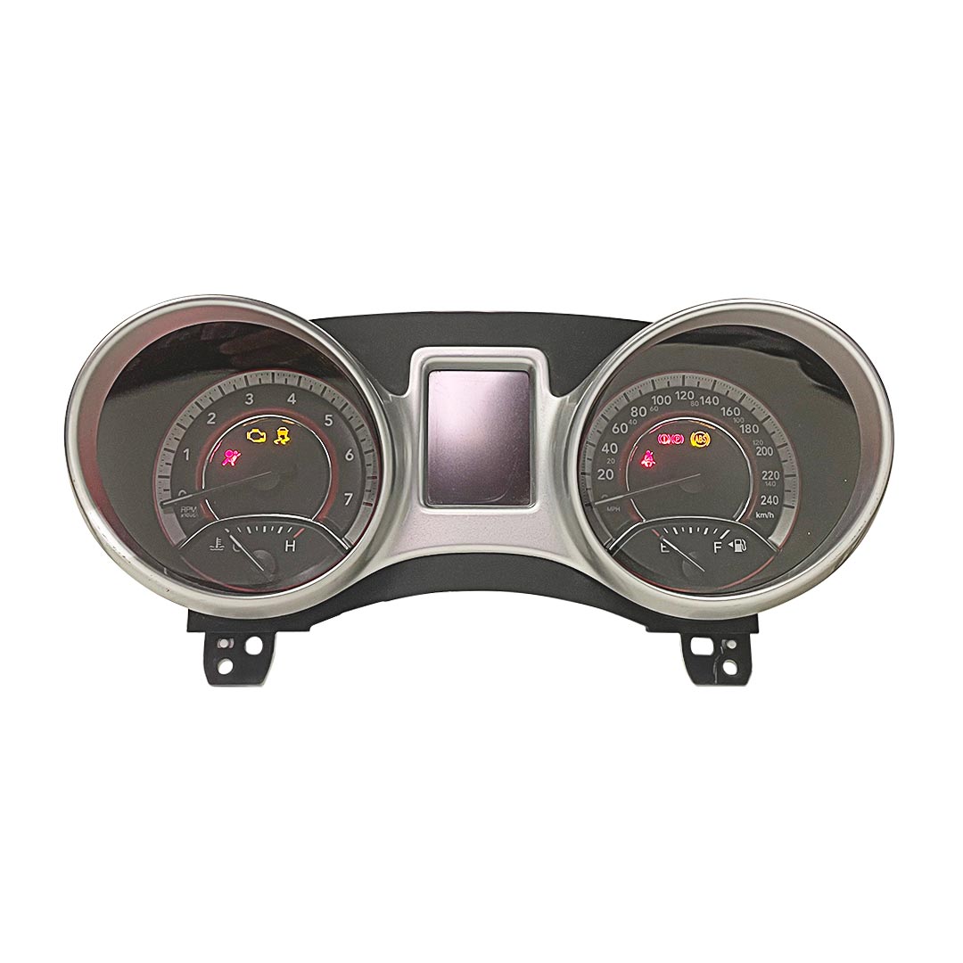2011-2016 DODGE JOURNEY Used Instrument Cluster For Sale Unit #6 T4 A1 003 2011 2016 DODGE JOURNEY 56046749AF FRONT 2