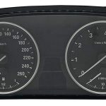 2009 BMW 528I INSTRUMENT CLUSTER