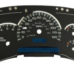 2003-2006 GMC SIERRA Speedometer/Odometer Unit Conversion ServiceINSTRUMENT CLUSTER