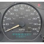 1999-2002 CHEVROLET SILVERADO TAHOE INSTRUMENT CLUSTER