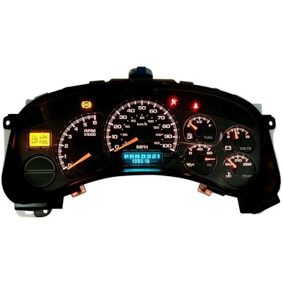 1999-2002 CHEVROLET SILVERADO GMC SIERRA INSTRUMENT CLUSTER