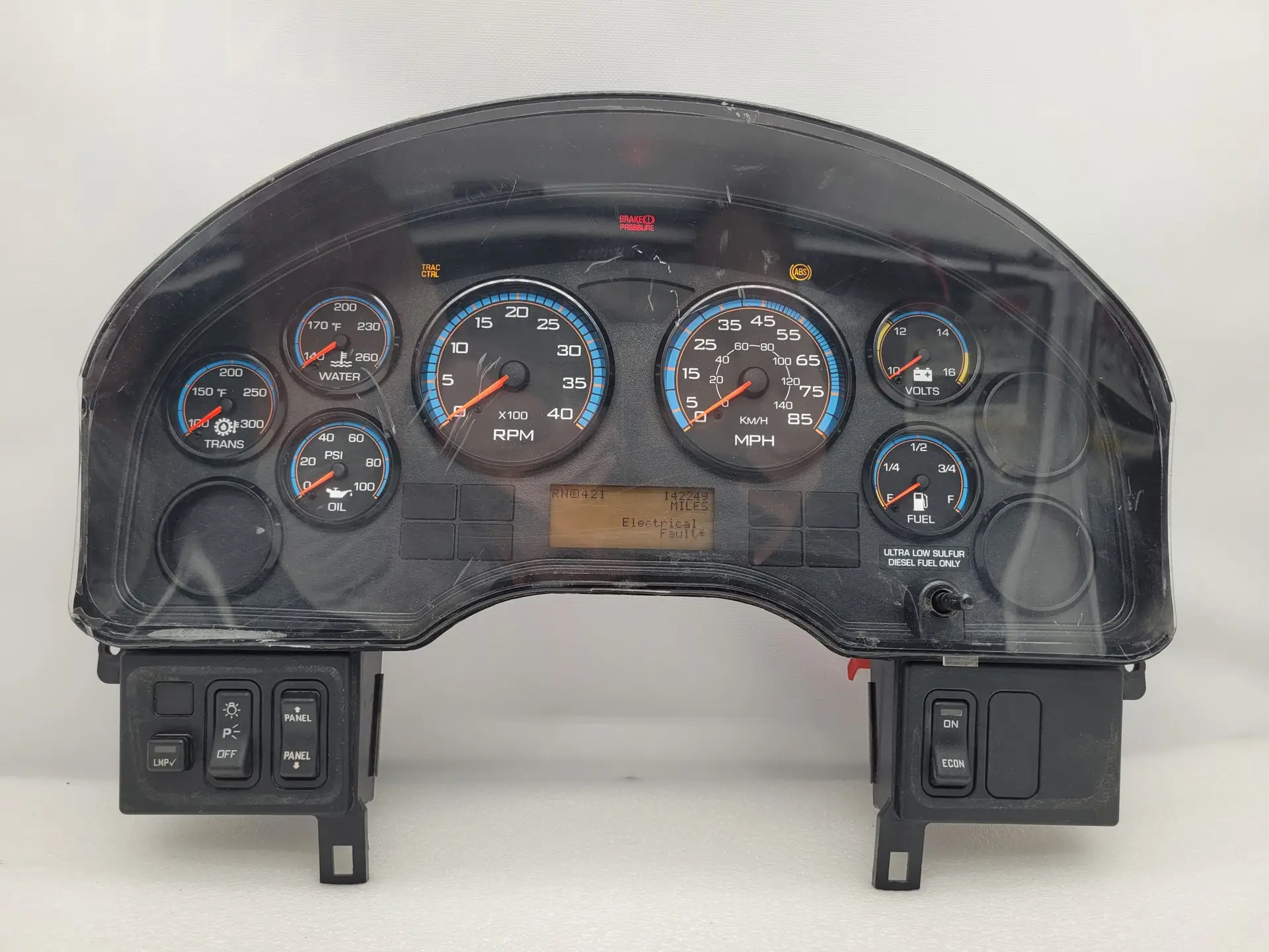 2010-2016 INTERNATIONAL PB105 USED INSTRUMENT CLUSTER PART #3803476F95 6J B1 3 front2010 2016 International 4300 Instrument Cluster scaled