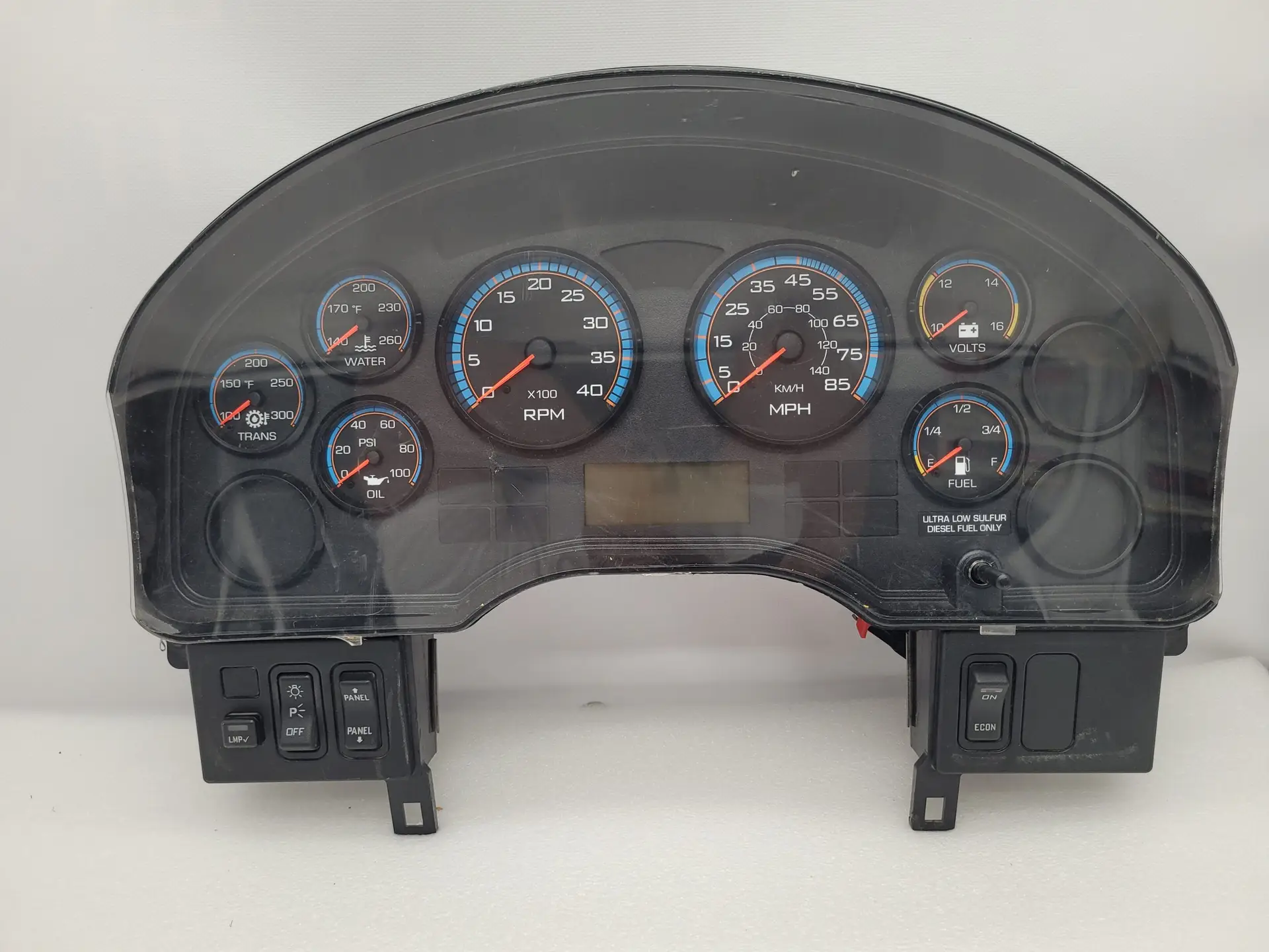 2010-2016 INTERNATIONAL PB105 USED INSTRUMENT CLUSTER PART #3803476F95 6J B1 4 front2010 2016 International 4300 Instrument Cluster scaled