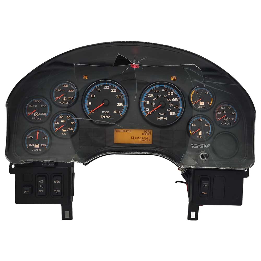 2010-2016 INTERNATIONAL PB105 USED INSTRUMENT CLUSTER PART #3803476F95 6J B10 67 front2010 2016 INTERNATIONAL PB105 Instrument Cluster