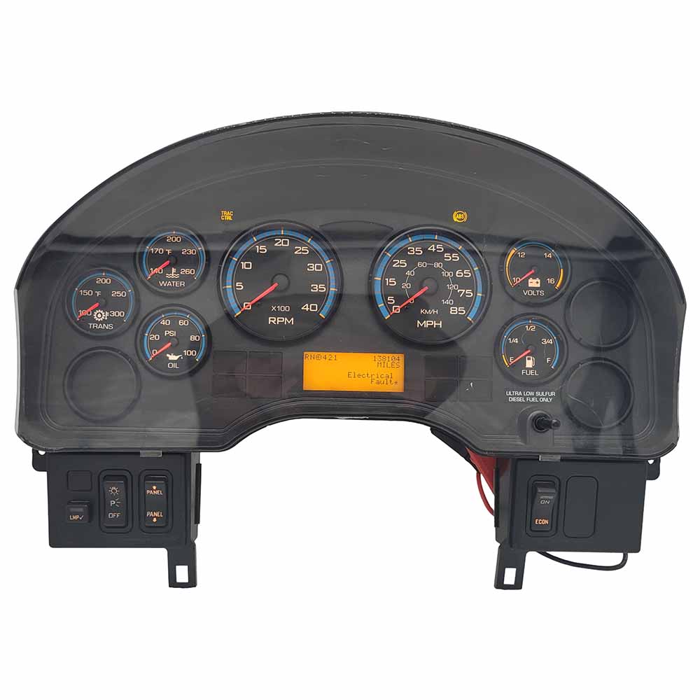 2010-2016 INTERNATIONAL 4300 USED INSTRUMENT CLUSTER PART #3803476F94 6J B10 72 front2010 2016 INTERNATIONAL 4300 Instrument Cluster