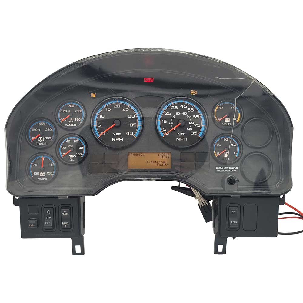 2010-2016 INTERNATIONAL PB105 USED INSTRUMENT CLUSTER PART #3803476F93 6J B11 77 front2010 2016 INTERNATIONAL PB105 Instrument Cluster