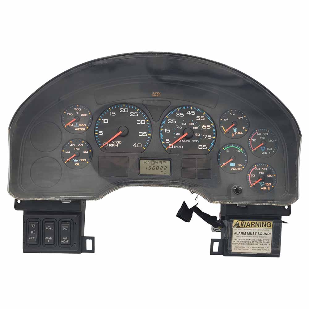 2005-2007 INTERNATIONAL 4300 USED INSTRUMENT CLUSTER PART #3576990C94 6J B11 79 front2005 2007 INTERNATIONAL 4300 Instrument Cluster