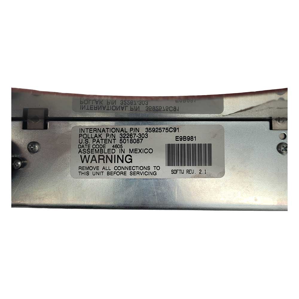 2006 INTERNATIONAL 9400 USED INSTRUMENT CLUSTER PART #3592575C91