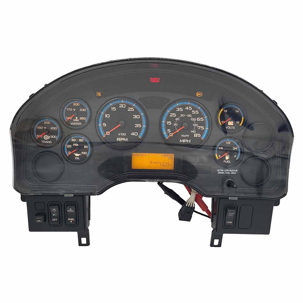 2010-2016 INTERNATIONAL PB105 USED INSTRUMENT CLUSTER PART #3803476F96 6J B13 100 front2010 2016 INTERNATIONAL PB105 Instrument Cluster