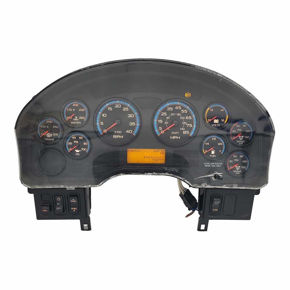 2008-2016 INTERNATIONAL 4300 USED INSTRUMENT CLUSTER PART #3803476F92 6J B13 98 front2008 2016 INTERNATIONAL 4300 Instrument Cluster