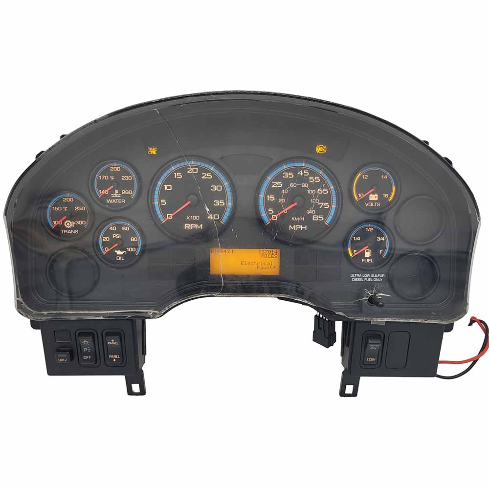 2010-2016 INTERNATIONAL PB105 USED INSTRUMENT CLUSTER PART #3803476F96 6J B13 99 front2010 2016 INTERNATIONAL PB105 Instrument Cluster