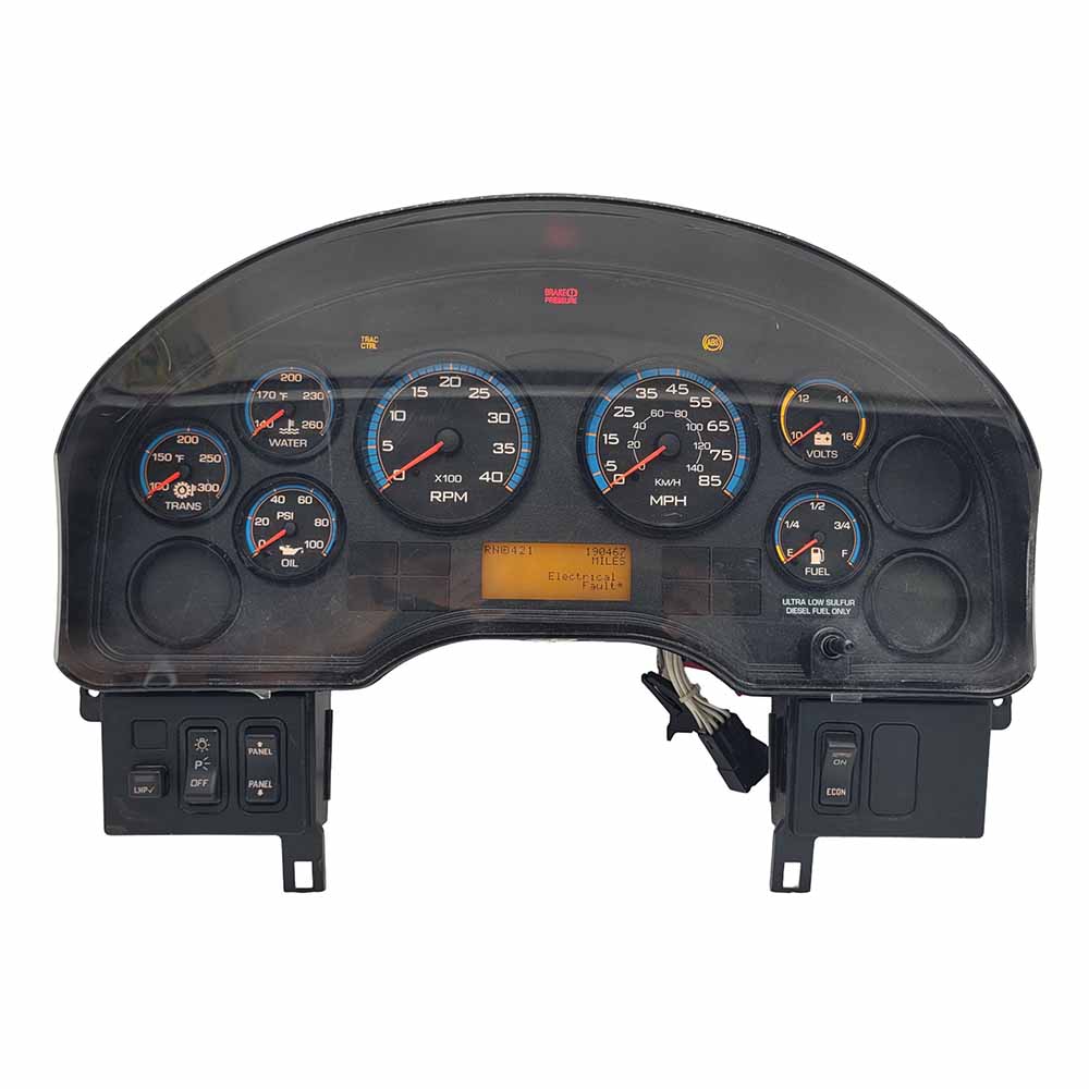 2010-2016 INTERNATIONAL PB105 USED INSTRUMENT CLUSTER PART #3803476F95 6J B14 101 front2010 2016 INTERNATIONAL PB105 Instrument Cluster