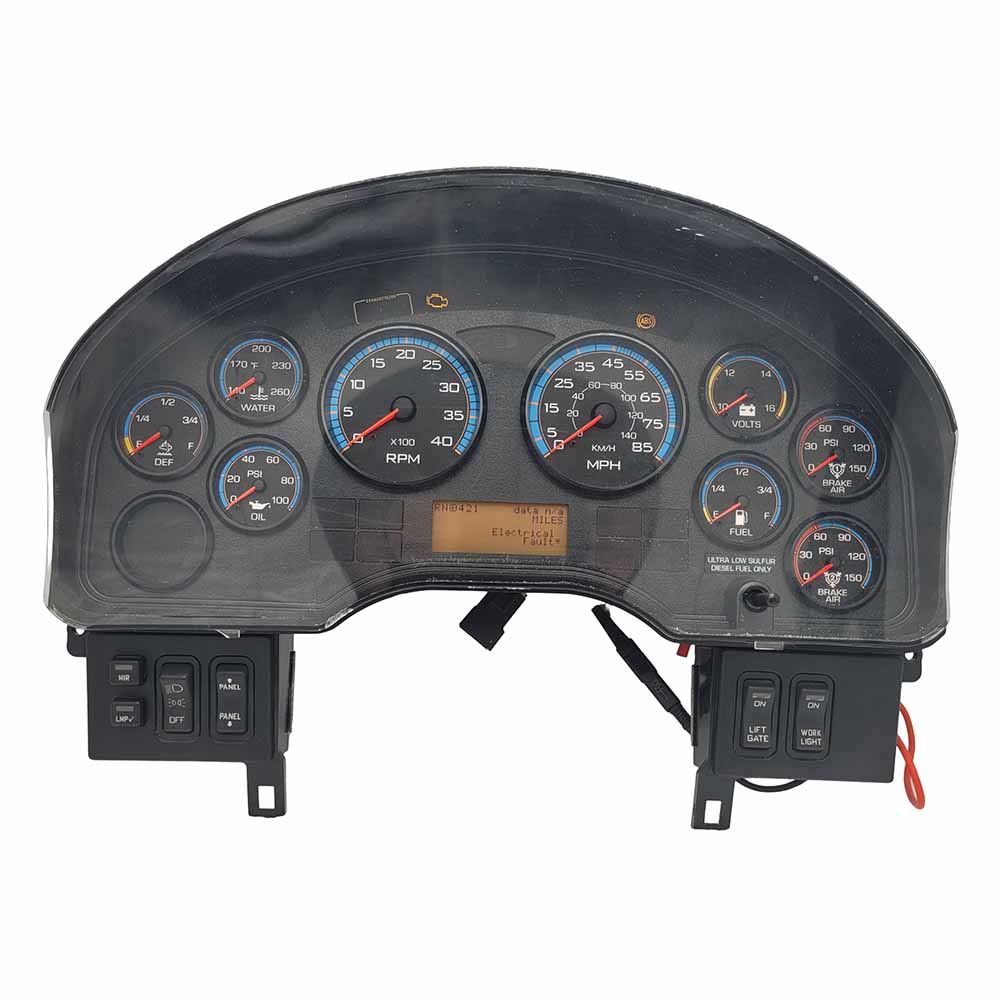 2010-2016 INTERNATIONAL PB105 USED INSTRUMENT CLUSTER PART #3868370C99 6J B14 103 front2010 2016 INTERNATIONAL PB105 Instrument Cluster