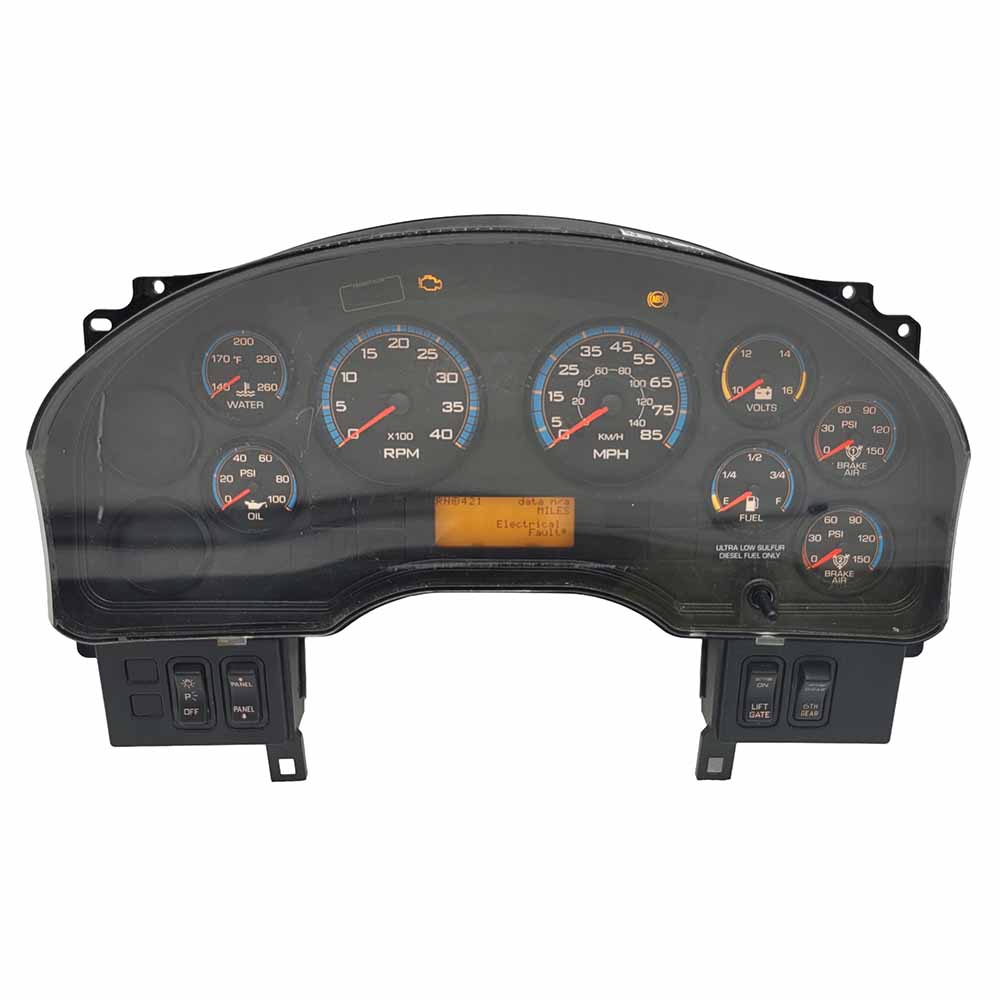 2010-2016 INTERNATIONAL 4300 USED INSTRUMENT CLUSTER PART #3868370C93 6J B14 106 front2010 2016 INTERNATIONAL 4300 Instrument Cluster
