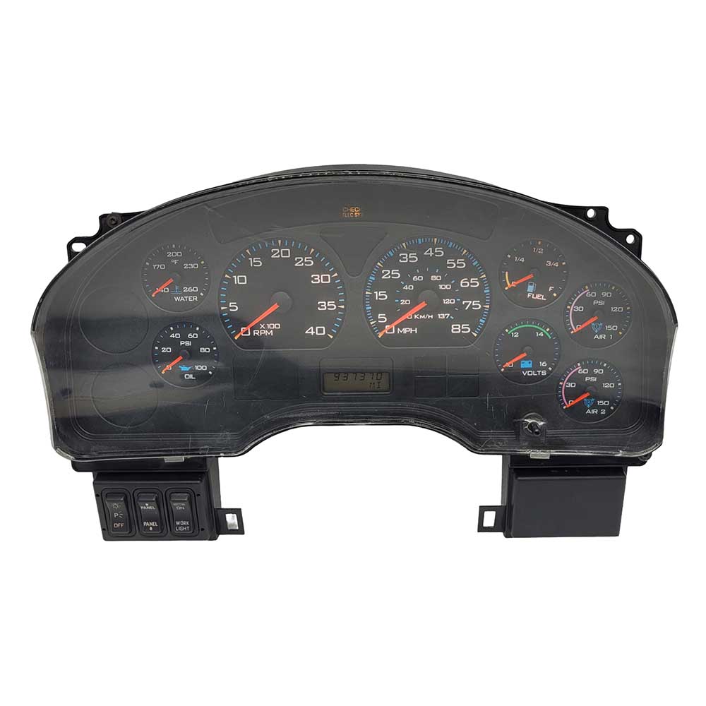 2003-2008 INTERNATIONAL 4300 USED INSTRUMENT CLUSTER PART #3576990C96 6J B14 108 front2003 2008 INTERNATIONAL 4300 Instrument Cluster