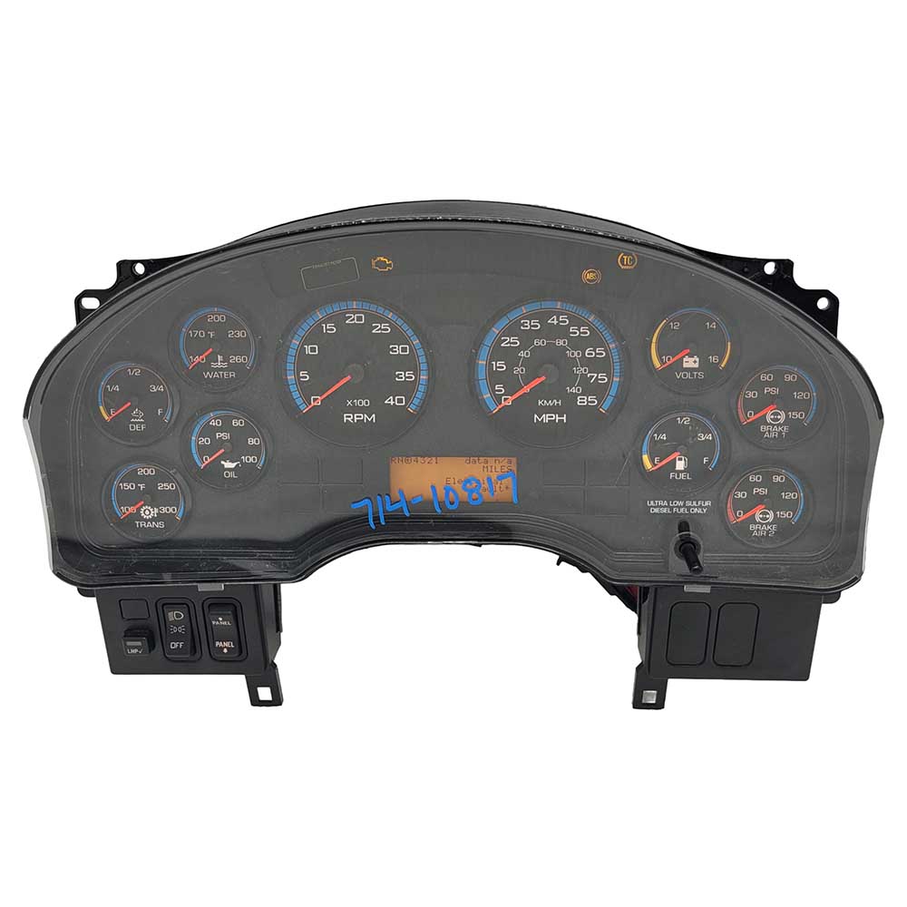 2021 INTERNATIONAL 4300 USED INSTRUMENT CLUSTER PART #3868856F98 6J B15 109 front2021 INTERNATIONAL 4300 Instrument Cluster