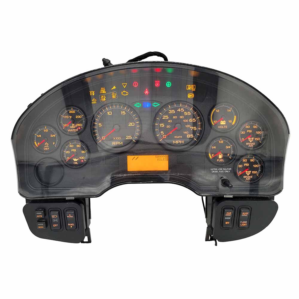 2014 INTERNATIONAL PROSTAR USED INSTRUMENT CLUSTER PART #6112194C95 6J B15 115 front2014 INTERNATIONAL PROSTAR Instrument Cluster