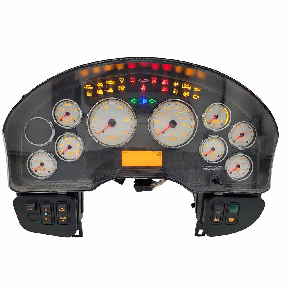 2014 INTERNATIONAL PROSTAR USED INSTRUMENT CLUSTER PART #6346750001 6J B15 116 front2014 INTERNATIONAL PROSTAR Instrument Cluster