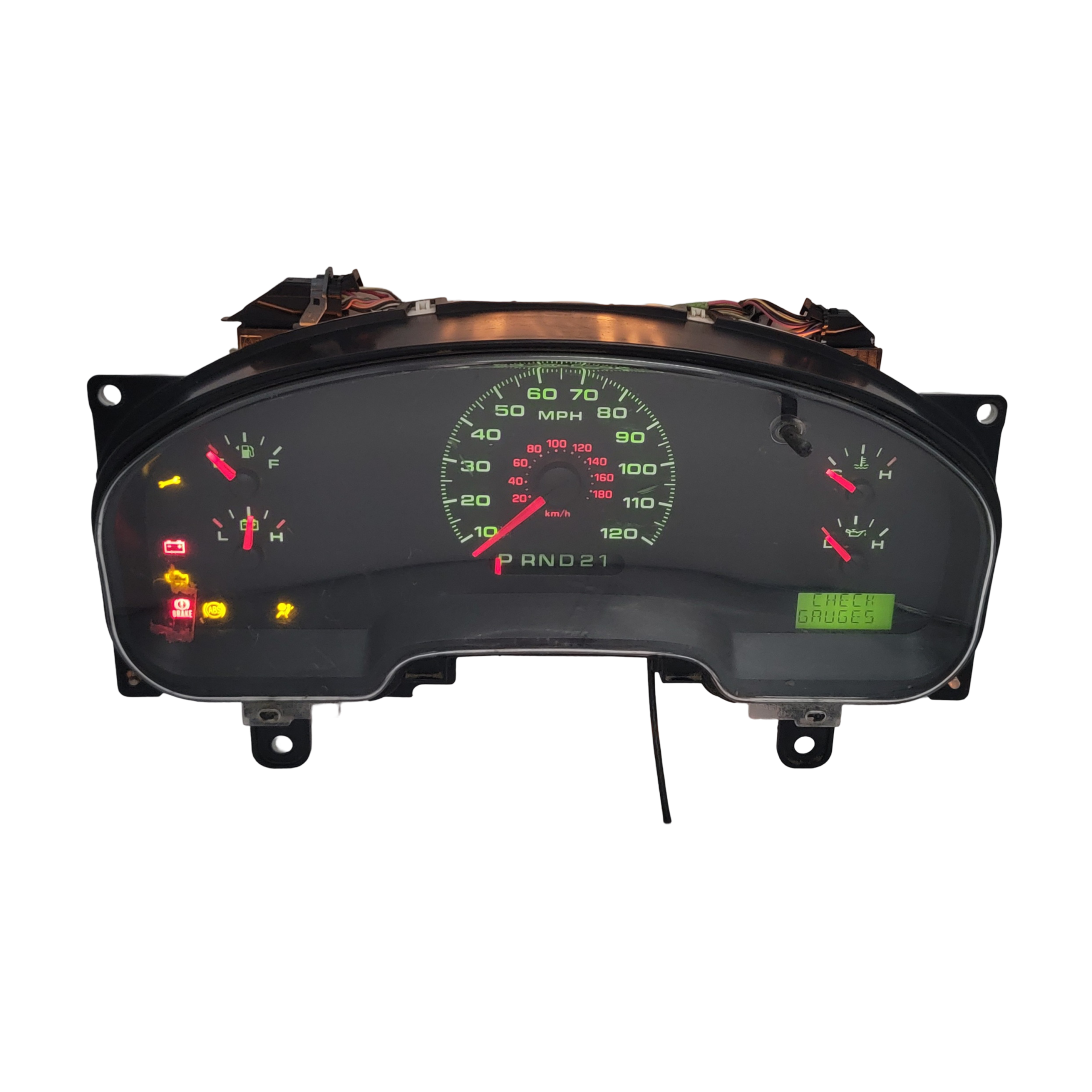 2004 FORD F-150 USED INSTRUMENT CLUSTER PART #4L3F-10A855-AC 6J B154 1939 front2004 Ford F 150 Instrument Cluster scaled