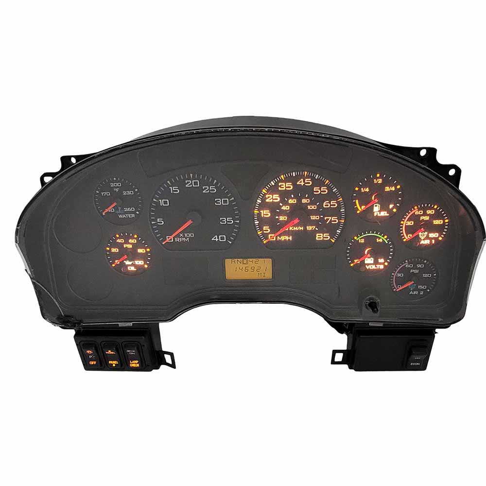 2009 INTERNATIONAL 4300 USED INSTRUMENT CLUSTER PART #3581055C95 6J B16 125 front2009 INTERNATIONAL 4300 Instrument Cluster