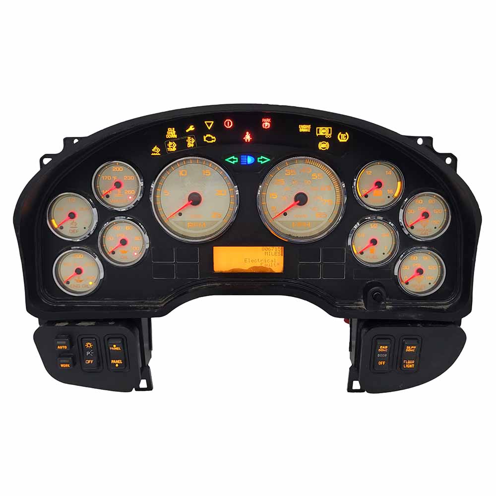 2014 INTERNATIONAL PROSTAR USED INSTRUMENT CLUSTER PART #6112230C92 6J B17 127 front2014 INTERNATIONAL PROSTAR Instrument Cluster