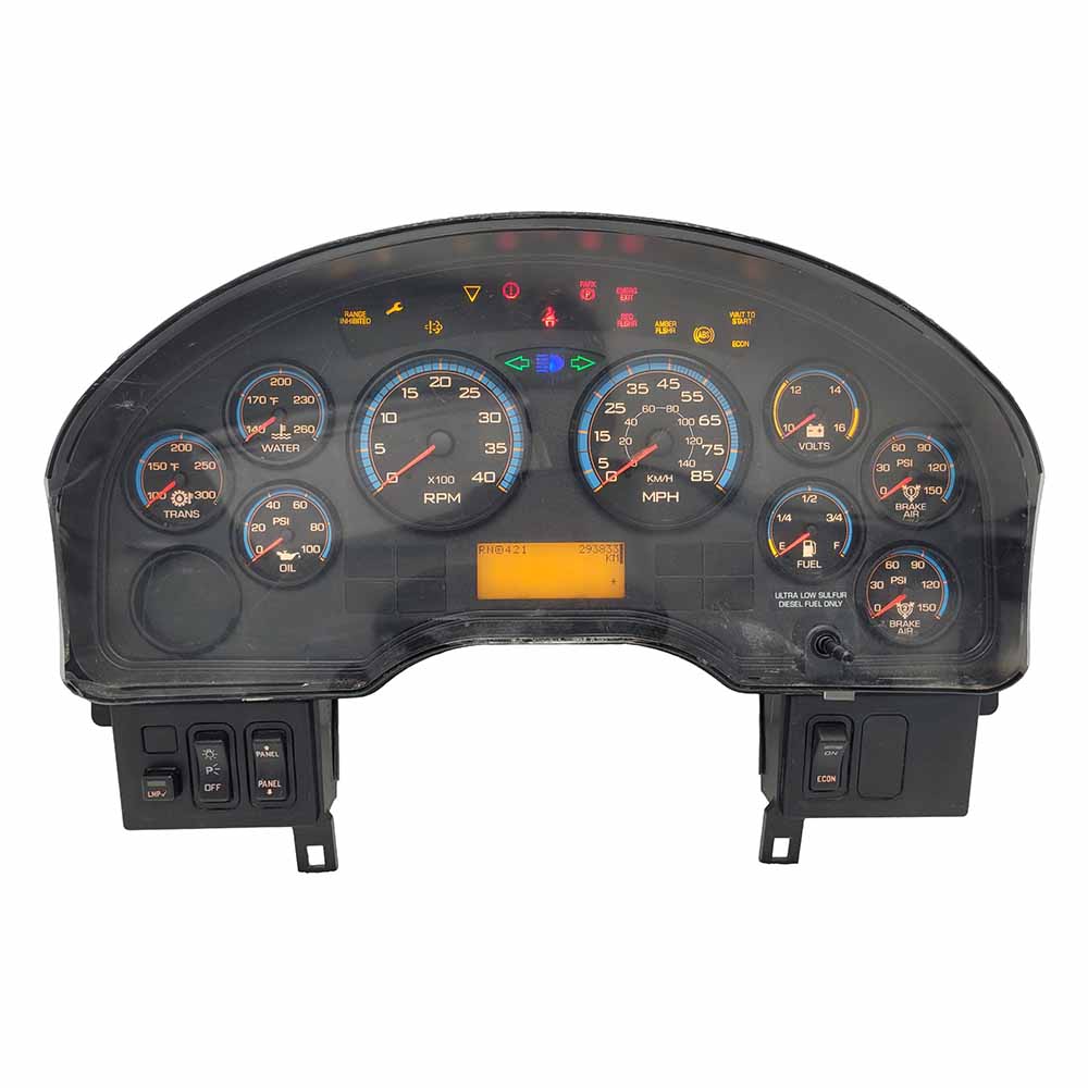 2010 INTERNATIONAL PB105 USED INSTRUMENT CLUSTER PART #3803476F95 6J B17 129 front2010 INTERNATIONAL PB105 Instrument Cluster