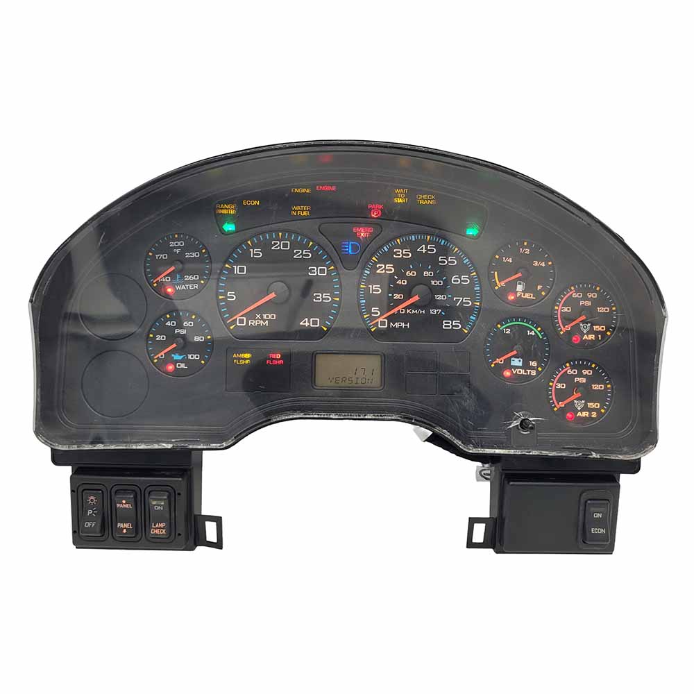 2010 INTERNATIONAL 4300 USED INSTRUMENT CLUSTER PART #3581055C95 6J B17 130 front2010 INTERNATIONAL 4300 Instrument Cluster