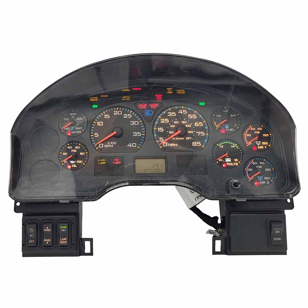 2010 INTERNATIONAL 4300 USED INSTRUMENT CLUSTER PART #3581055C95 6J B17 133 front2010 INTERNATIONAL 4300 Instrument Cluster