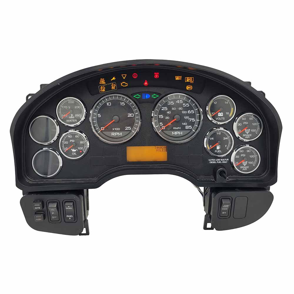 2011 INTERNATIONAL PROSTAR USED INSTRUMENT CLUSTER PART #3835189C91 6J B19 144 front2011 INTERNATIONAL PROSTAR Instrument Cluster