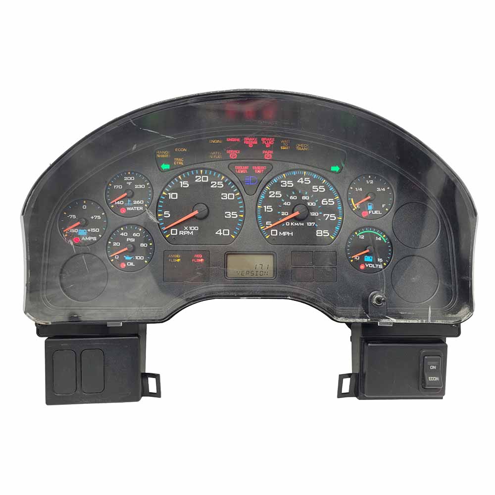 2006 INTERNATIONAL 4300 USED INSTRUMENT CLUSTER PART #3581055C95 6J B19 145 front2006 INTERNATIONAL 4300 Instrument Cluster