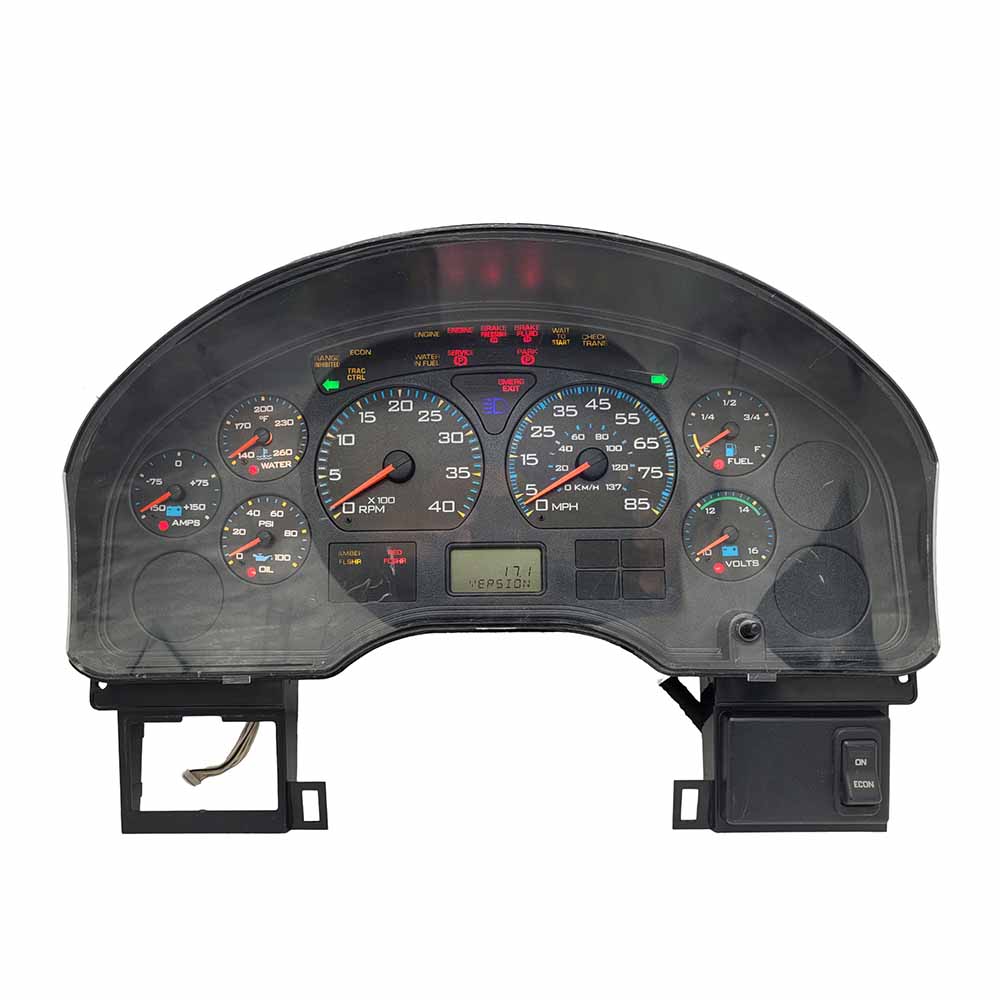 2006 INTERNATIONAL 4300 USED INSTRUMENT CLUSTER PART #3581055C95 6J B19 146 front2006 INTERNATIONAL 4300 Instrument Cluster