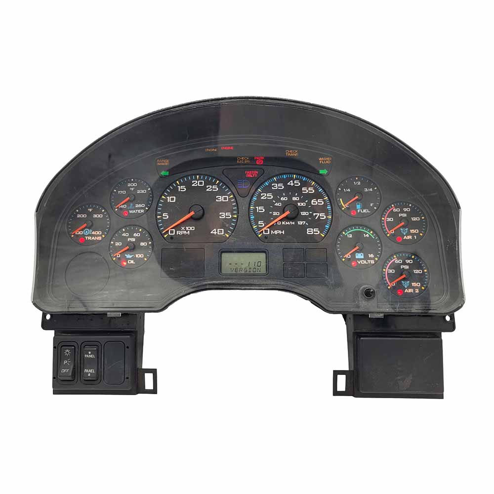 2005-2007 INTERNATIONAL 4300 USED INSTRUMENT CLUSTER PART #3581055C96 6J B19 148 front2005 2007 INTERNATIONAL 4300 Instrument Cluster