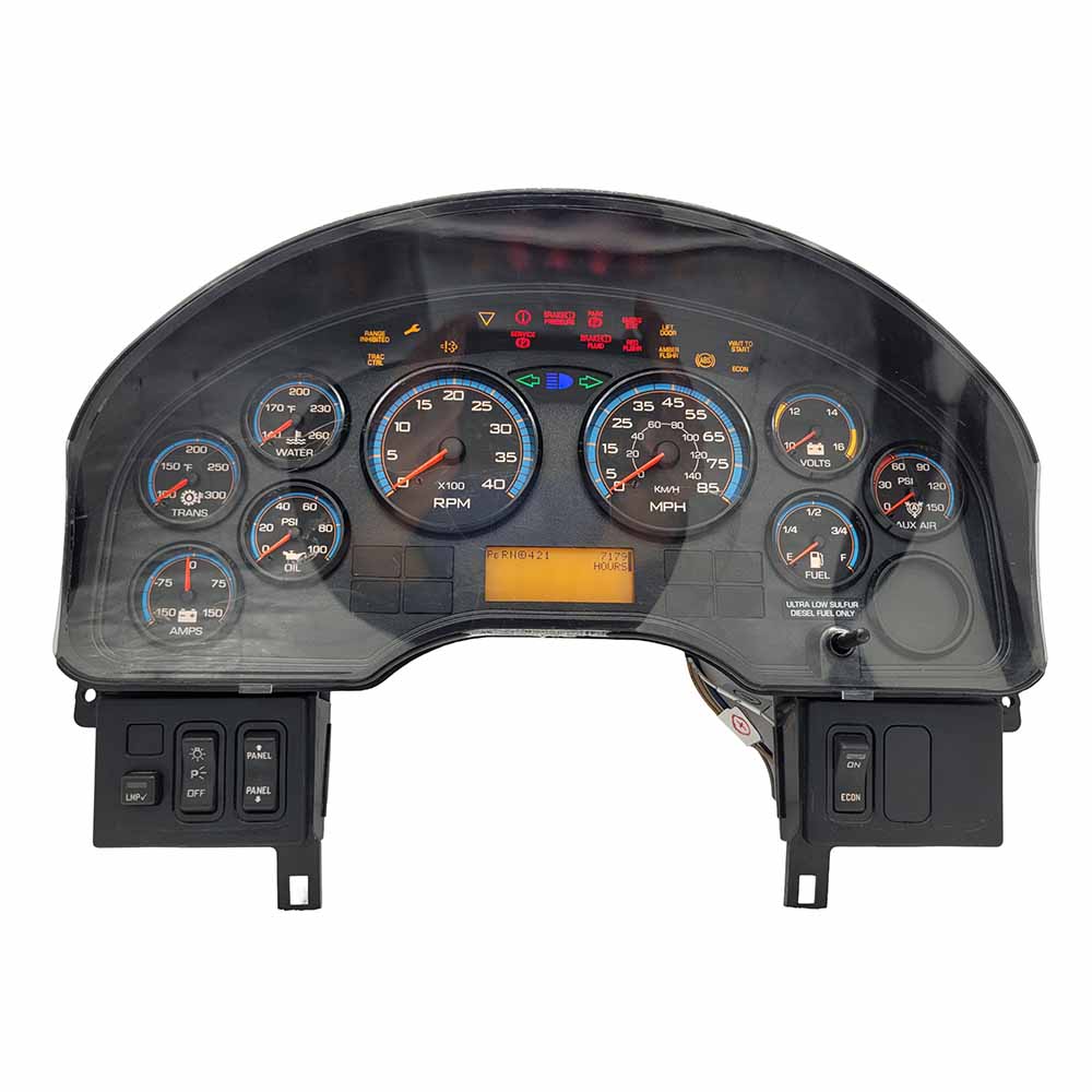 2008-2011 INTERNATIONAL VT365 USED INSTRUMENT CLUSTER PART #3803476F95 6J B20 154 front2008 2011 INTERNATIONAL VT365 Instrument Cluster