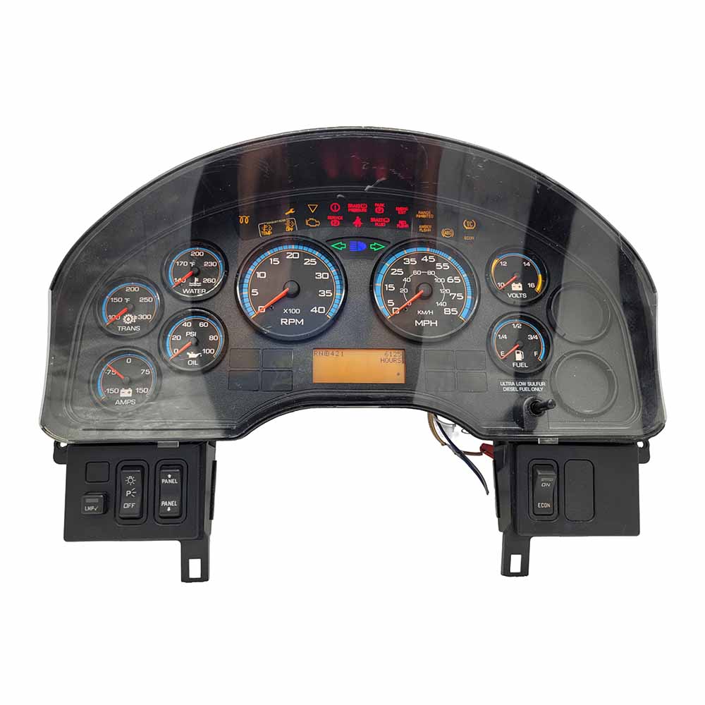 2009 INTERNATIONAL 4300 USED INSTRUMENT CLUSTER PART #3868859C91 6J B21 160 front2009 INTERNATIONAL 4300 Instrument Cluster