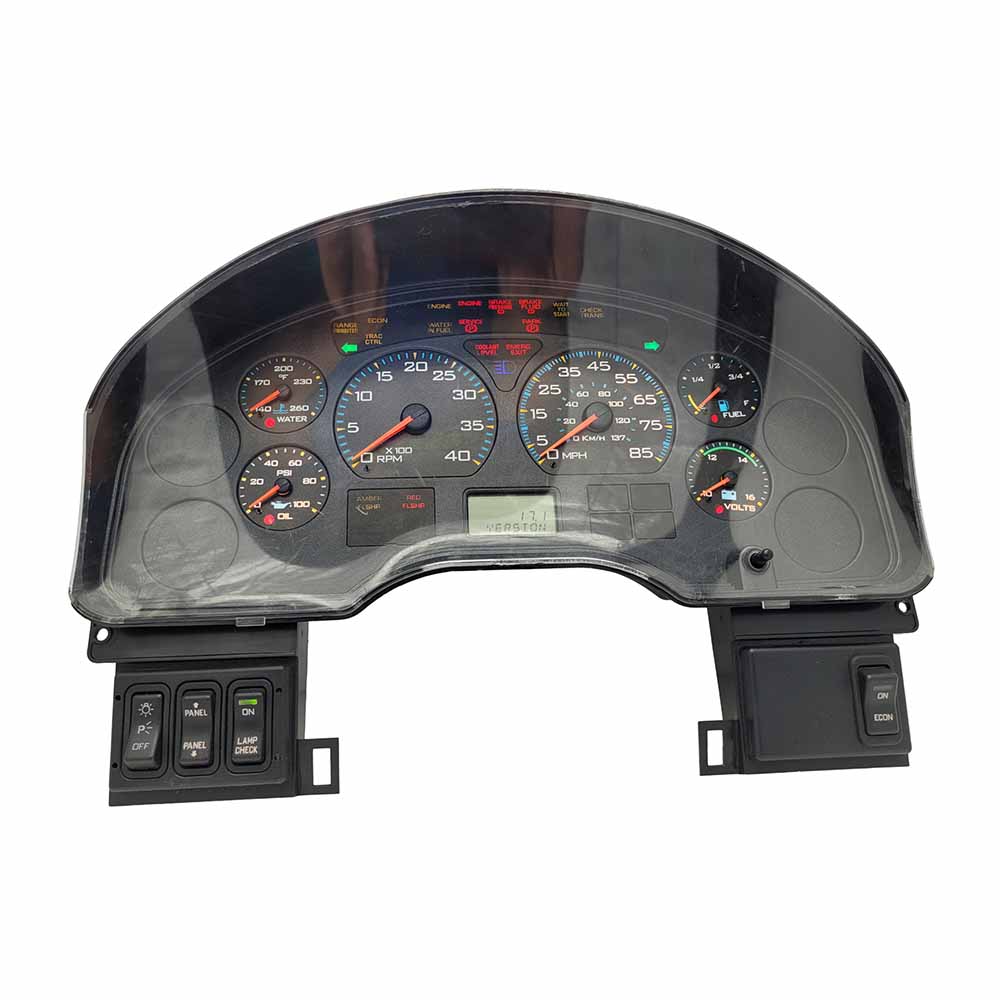 2005-2009 INTERNATIONAL 4300 USED INSTRUMENT CLUSTER PART #3581055C95 6J B22 170 front2005 2009 INTERNATIONAL 4300 Instrument Cluster