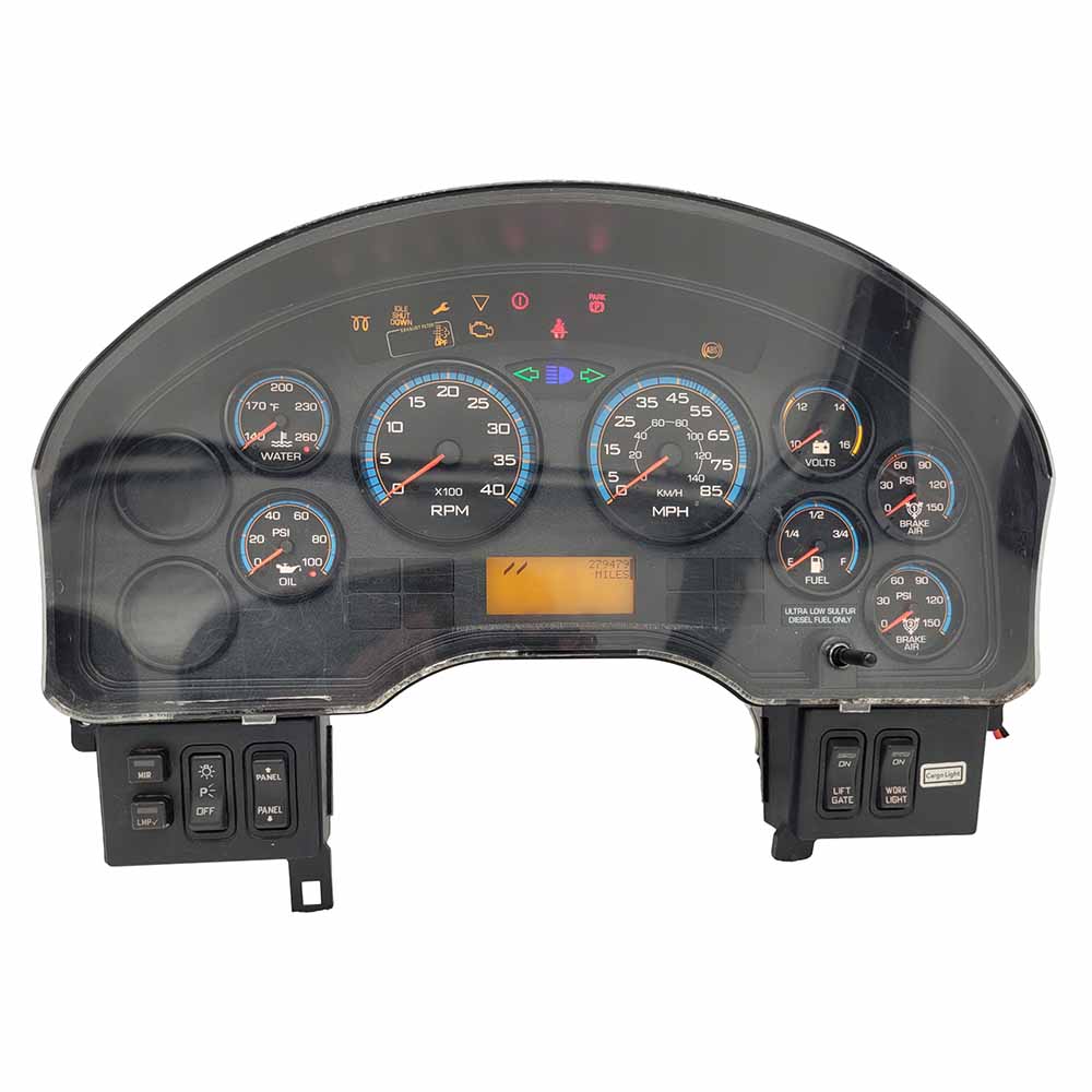 2010-2016 INTERNATIONAL 4400 USED INSTRUMENT CLUSTER PART #3868370C91 6J B25 193 front2010 2016 INTERNATIONAL 4400 Instrument Cluster