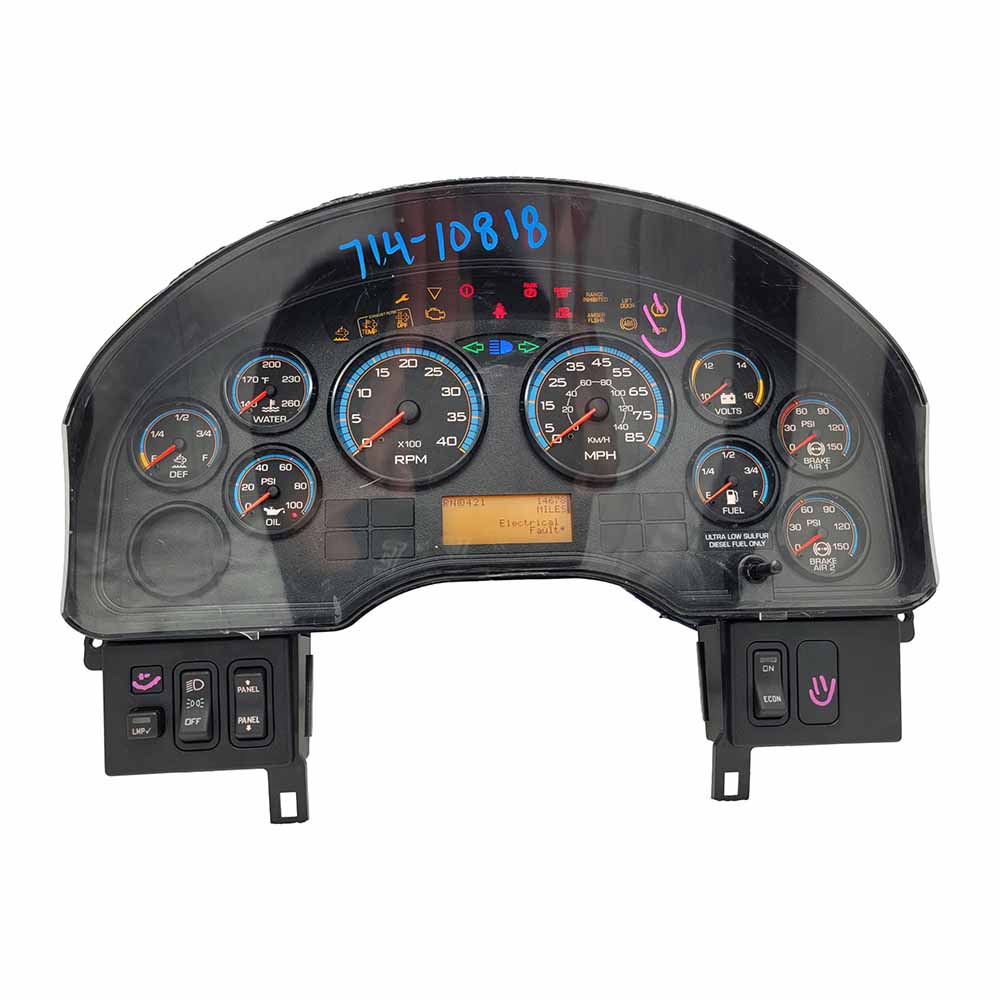 2012 INTERNATIONAL 4300 USED INSTRUMENT CLUSTER PART #3868856F98 6J B25 195 front2012 INTERNATIONAL 4300 Instrument Cluster