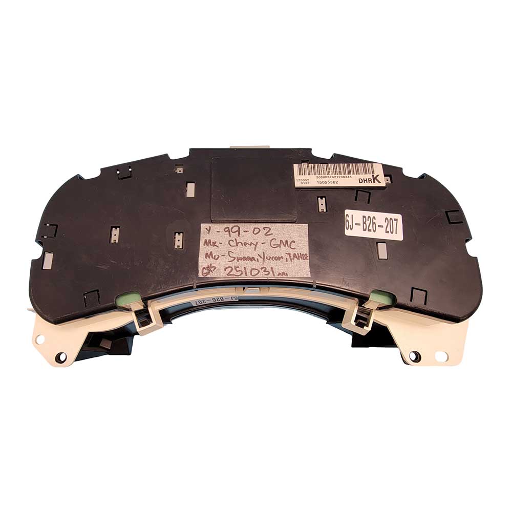 1999-2002 CHEVY SILVERADO SIERRA USED INSTRUMENT CLUSTER PART #15055362