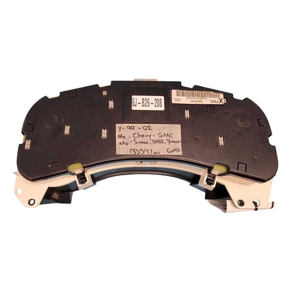 1999-2002 CHEVY SILVERADO SIERRA USED INSTRUMENT CLUSTER PART #O9362995