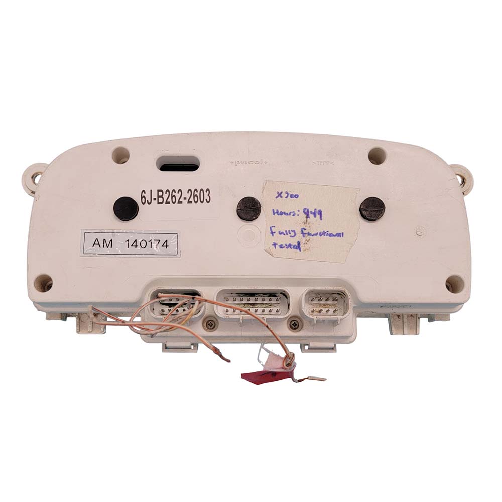 2006 JOHN DEERE X700/X720/X720SE/X724/ X728/ X728SE/X729/X740/X741/X744/X748/X748SE/ X749 USED INSTRUMENT CLUSTER PART #AM140174