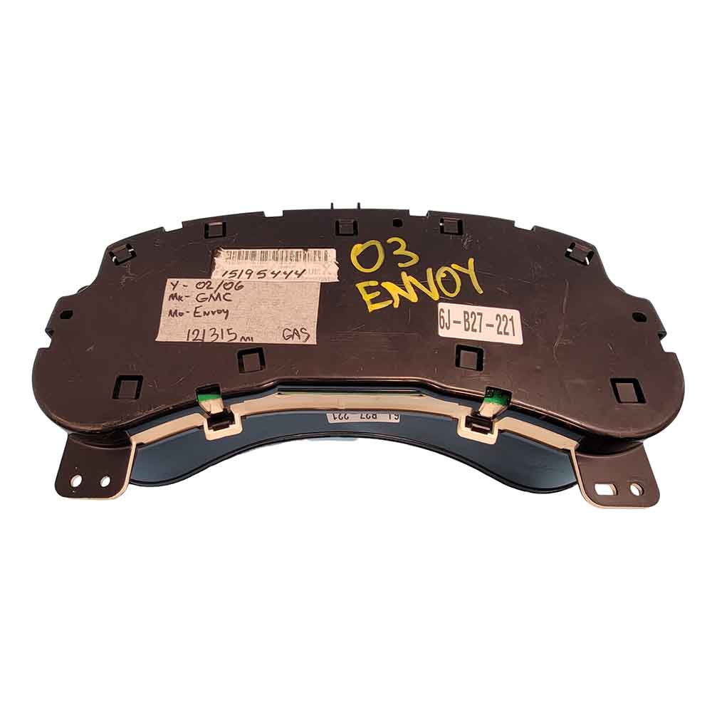 2002-2006 CHEVY ENVOY  USED INSTRUMENT CLUSTER PART #15195444