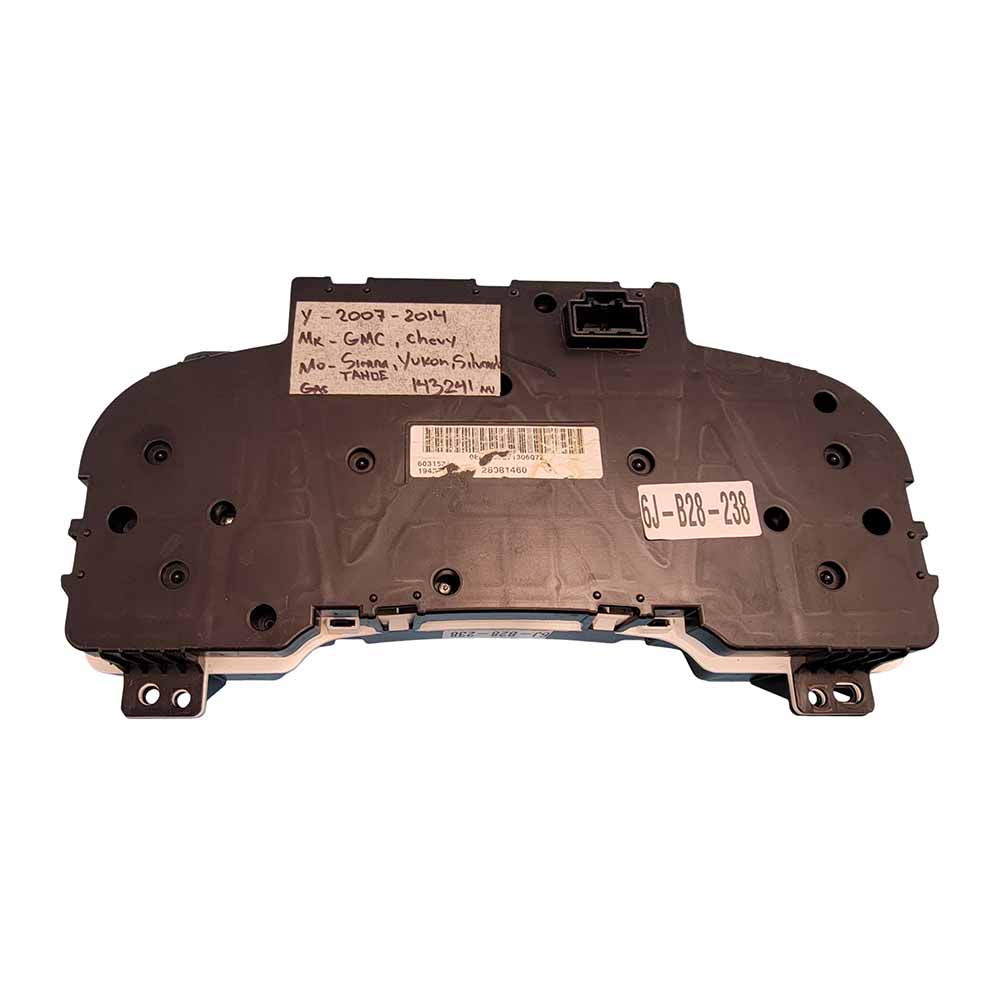2007-2014 CHEVY SILVERADO USED INSTRUMENT CLUSTER PART #28081460