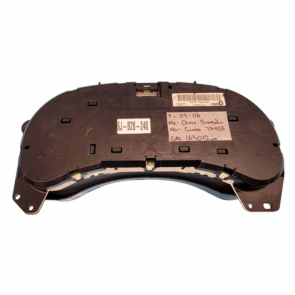 2003-2007 CHEVY SILVERADO USED INSTRUMENT CLUSTER PART #15287370
