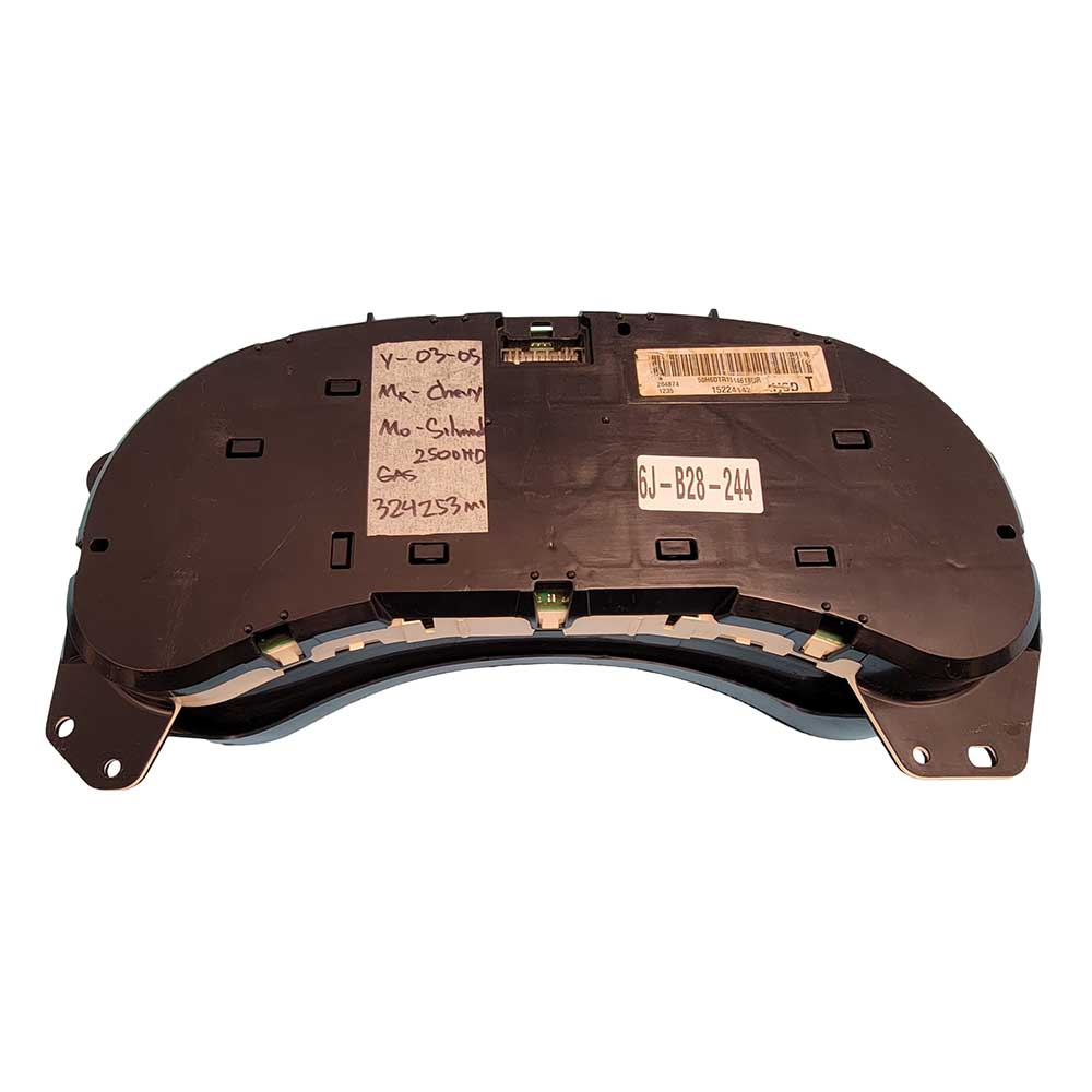 2003-2005 CHEVY SILVERADO USED INSTRUMENT CLUSTER PART #15224142