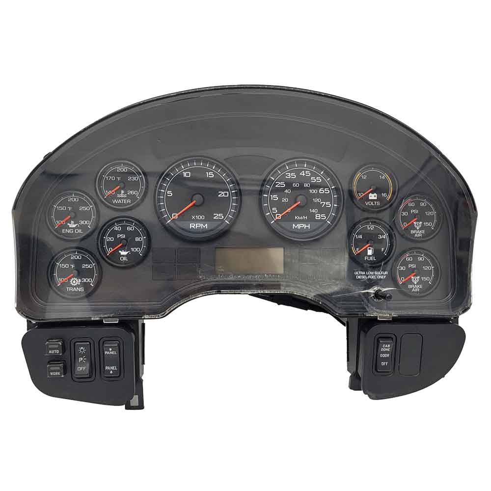 2010-2016 INTERNATIONAL PROSTAR USED INSTRUMENT CLUSTER PART #3624133F92 6J B3 17 front2010 2016 International PROSTAR Instrument Cluster