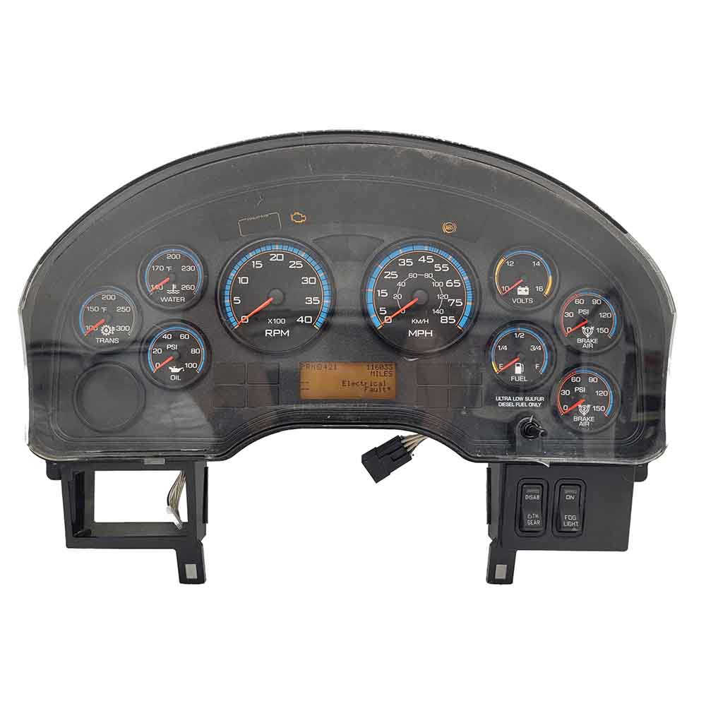 2010-2016 INTERNATIONAL 4300 USED INSTRUMENT CLUSTER PART #3868370C94 6J B3 18 front2010 2016 International 4300 Instrument Cluster