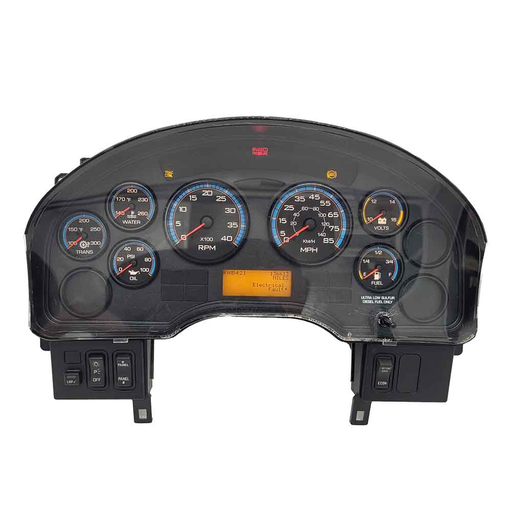 2007-2012 INTERNATIONAL 4300 USED INSTRUMENT CLUSTER PART #3803476F96 6J B3 20 front2007 2012 International 4300 Instrument Cluster