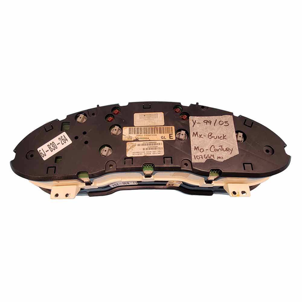 1999-2005 BUICK CENTURY USED INSTRUMENT CLUSTER PART #O9382854