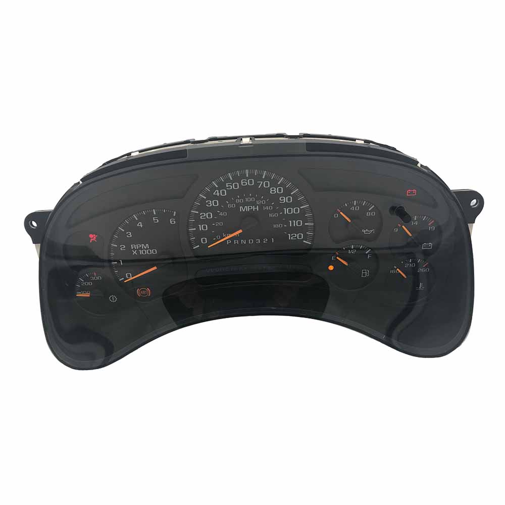 2006-2007 CHEVY SILVERADO USED INSTRUMENT CLUSTER PART #15105688 6J B30 267 front2006 2007 CHEVY SILVERADO Instrument Cluster