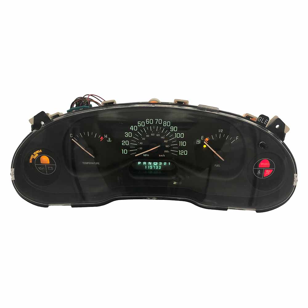 1999-2005 BUICK CENTURY USED INSTRUMENT CLUSTER PART #10344789 6J B30 276 front1999 2005 BUICK CENTURY Instrument Cluster